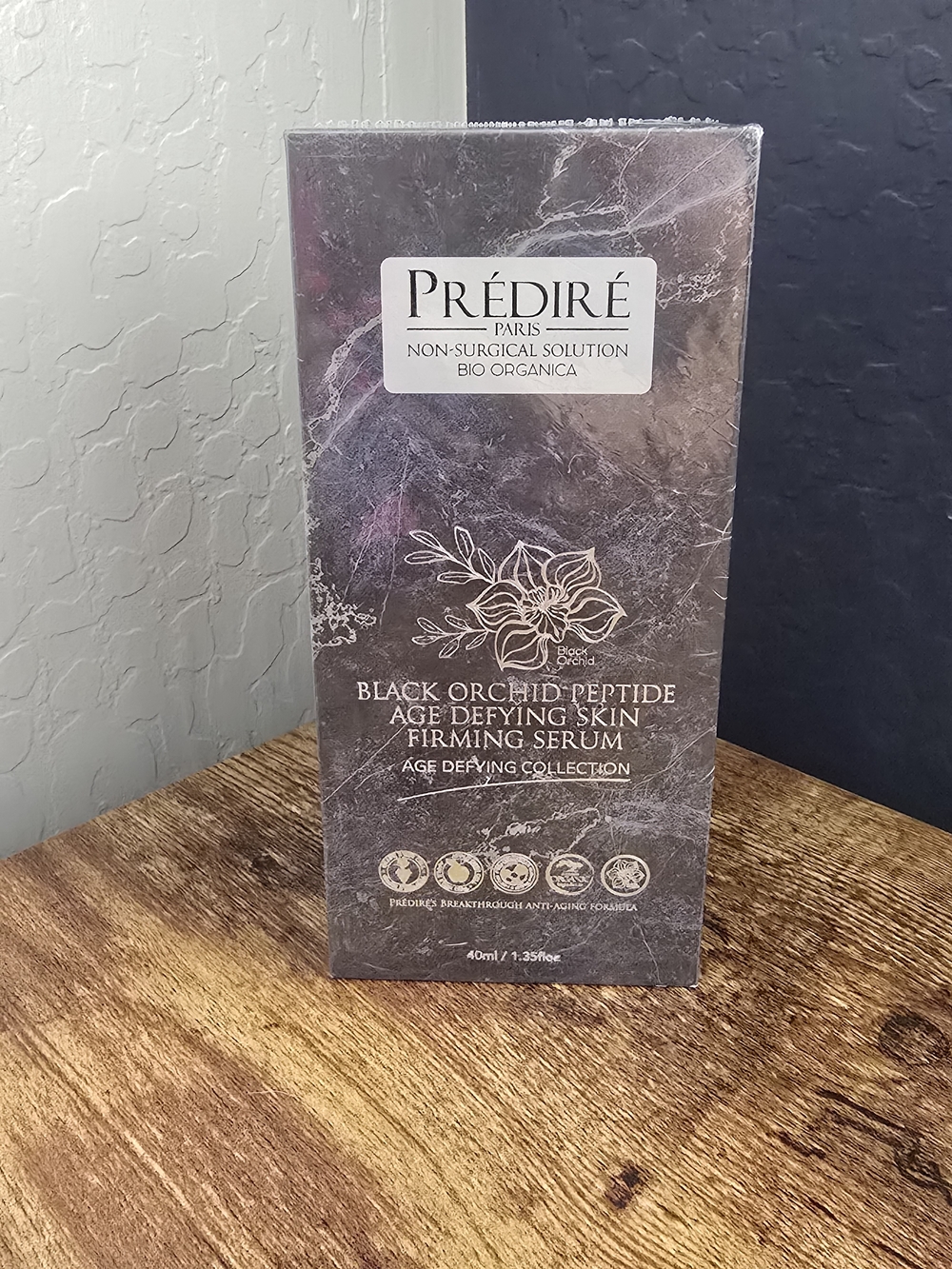 Black Orchid Peptide Firming Serum - Black/Purple
